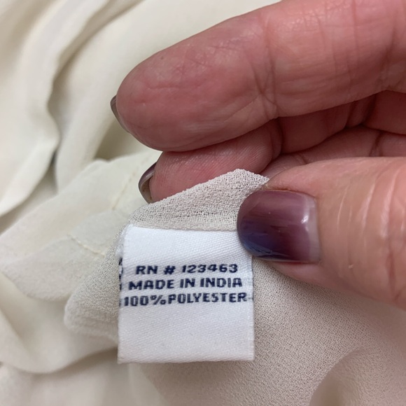 Rhona Sutton Cream Embellished Swim Coverup - Picture 12 of 12